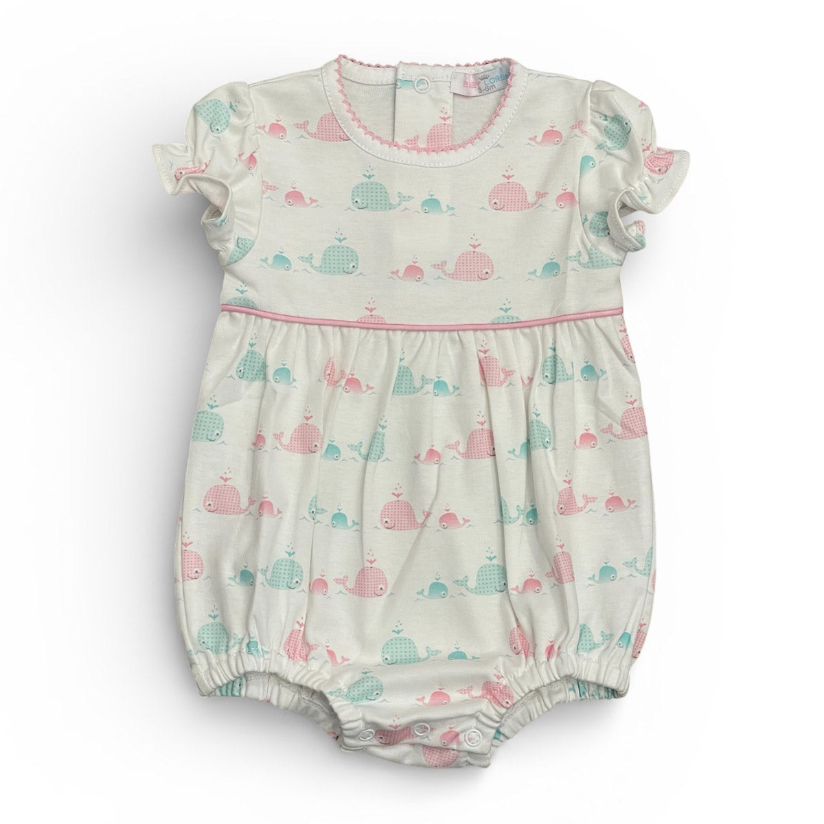 Whales Girl Bubble by Baby Loren