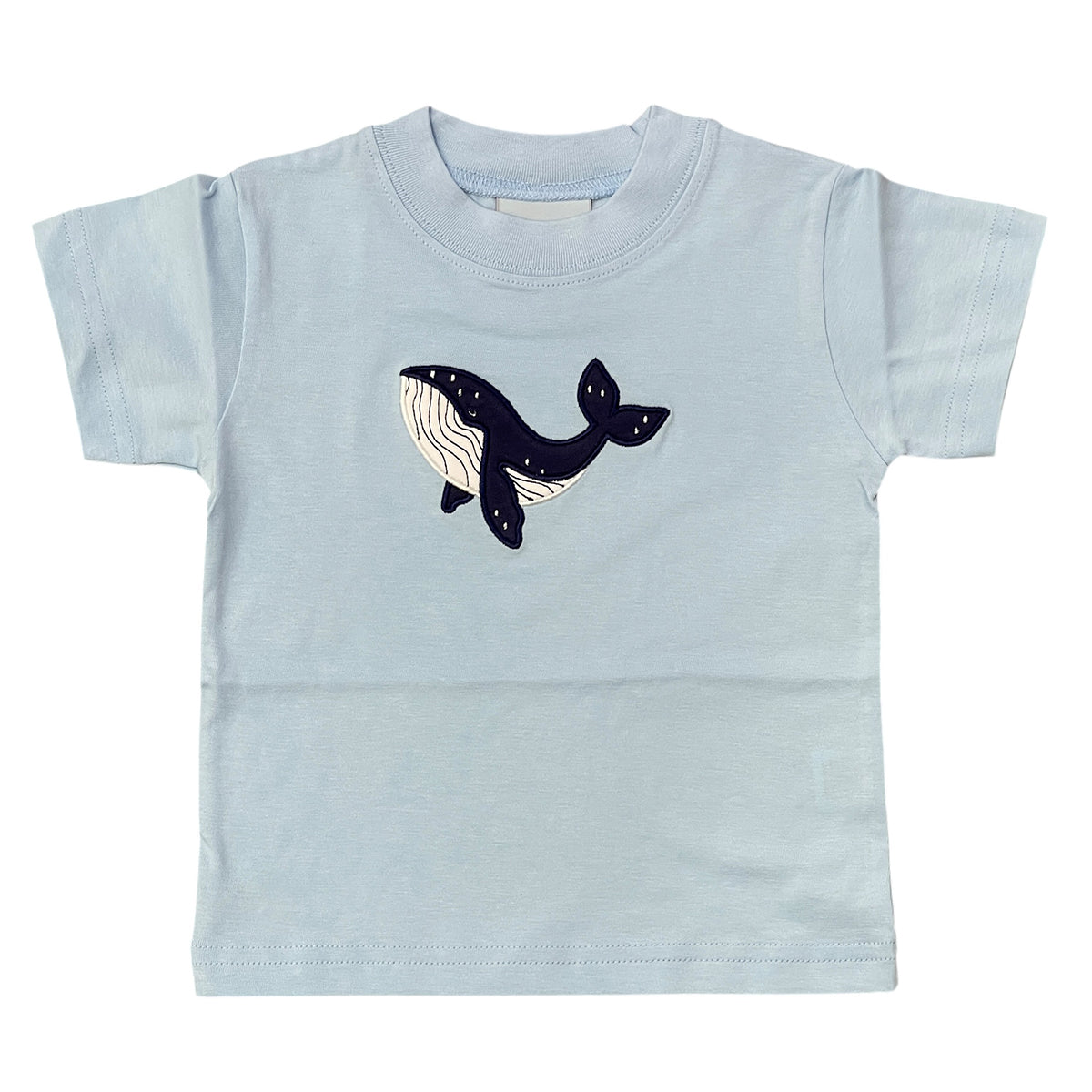Whale Applique Shirt by The Smiley Crab