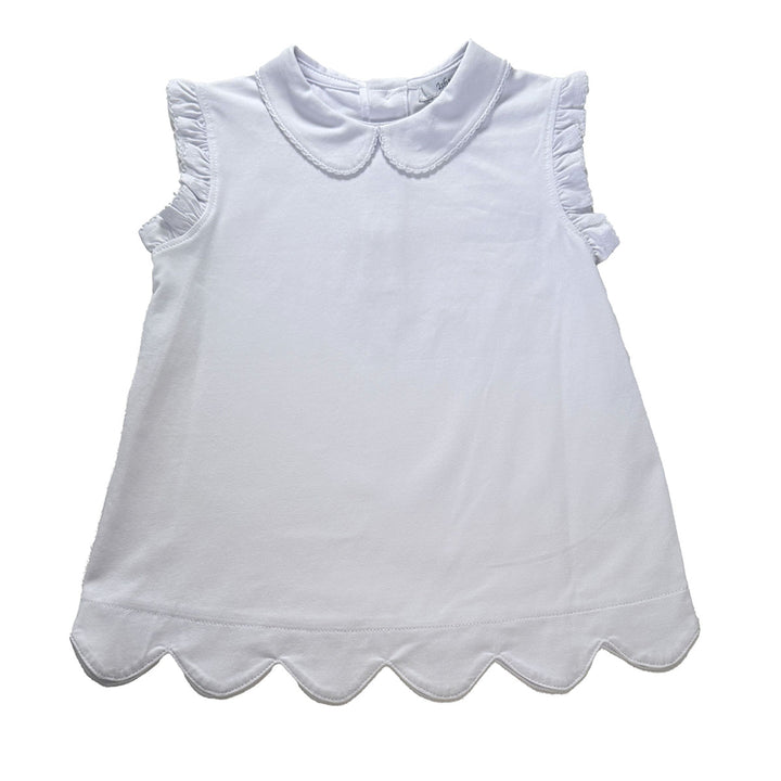 White Sleeveless Top by Ishtex