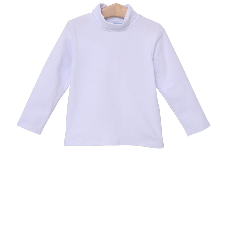 White Long Sleeve Turtleneck by Trotter Street Kids