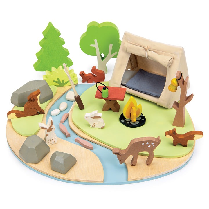 Wildlife Camping Playset by Tender Leaf Toys