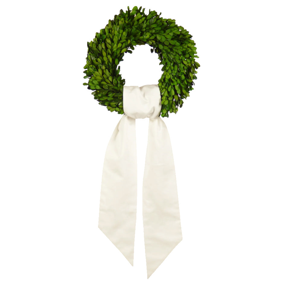 White Wreath Sash by Yellow Lamb