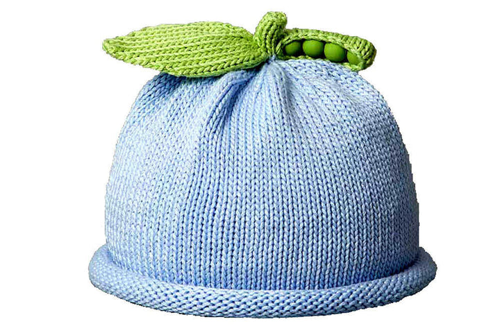 Margareta Horn Hat - Blue Pea