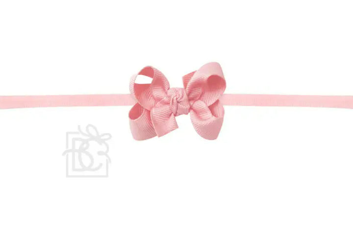 Beyond Creations Pantyhose Headband - 2-inch Toddler Bow - Pink