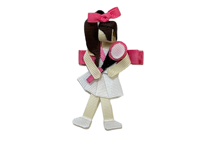 Tennis Player (Pink) Sculpture Bow