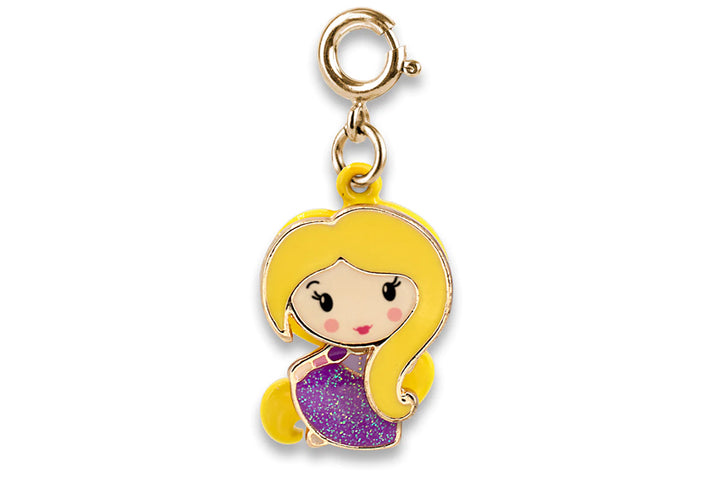 Charm It! Princess Charm - Gold Swivel Rapunzel