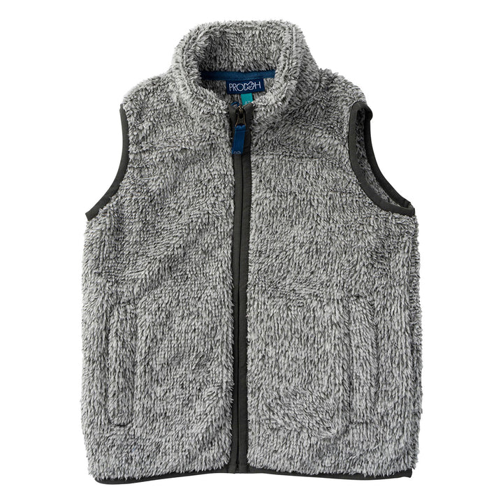 Prodoh Dark Gray Two-Tone Sherpa Vest