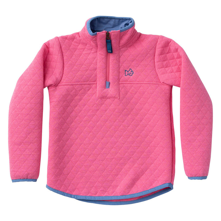 Prodoh Pink Quilted Zip Pullover