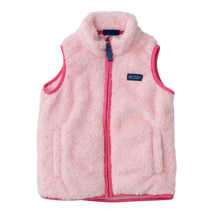 Prodoh Pink Two-Tone Sherpa Vest